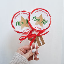 Load image into Gallery viewer, Personalised Large Christmas Lollipop
